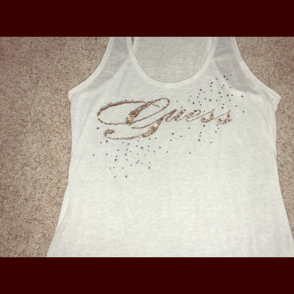 GUESS racerback tank top